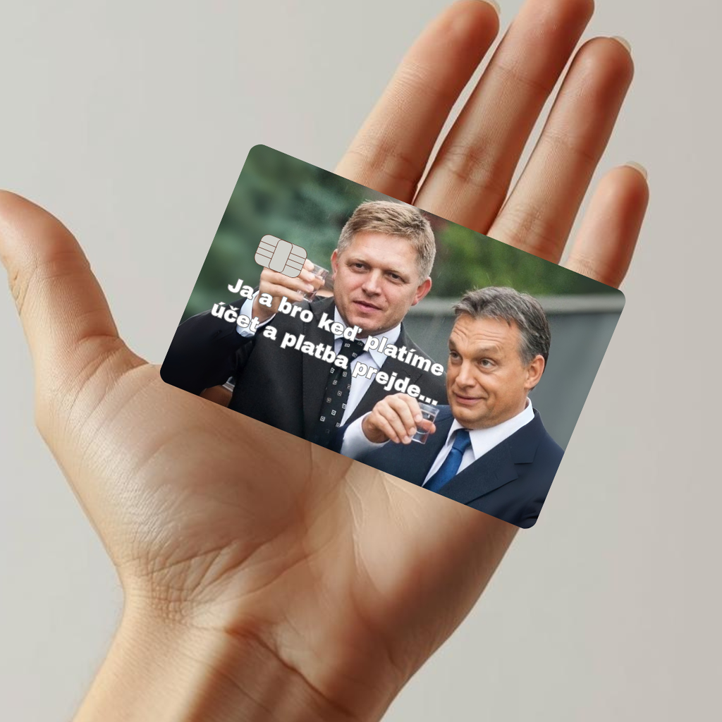 SkinIt nálepka na kartu - Ja a Bro