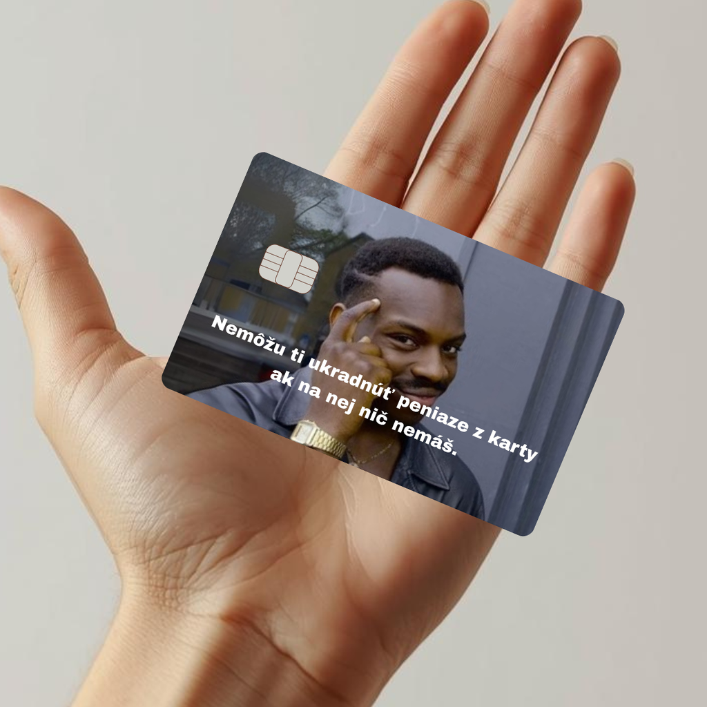 SkinIt nálepka na kartu - Prázdna peňaženka